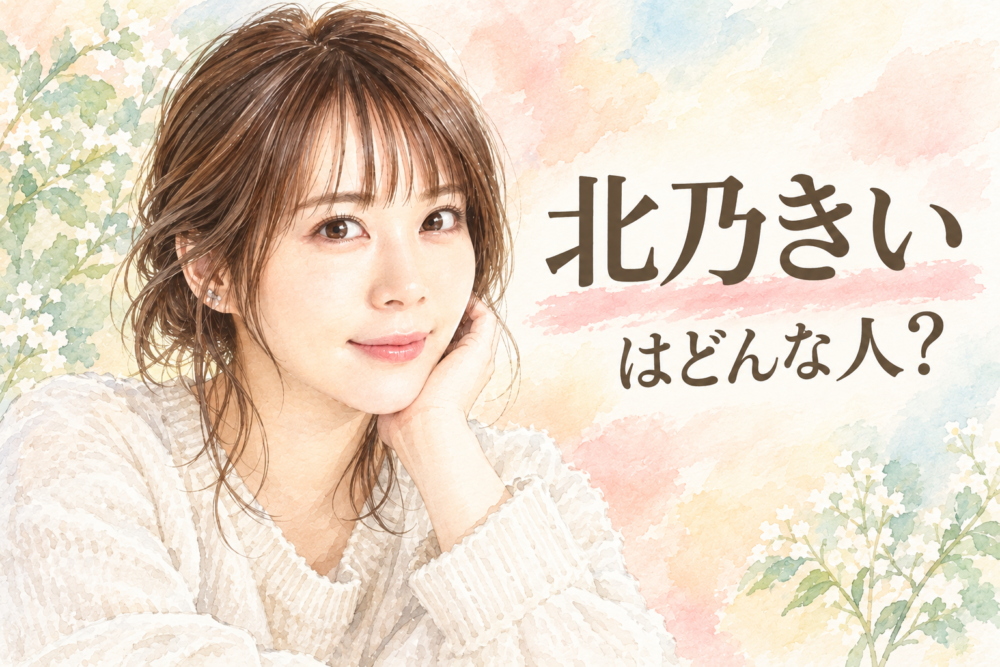 「332」北乃きいの若い頃は？14歳で芸能界へ！『ライフ』主演から現在まで